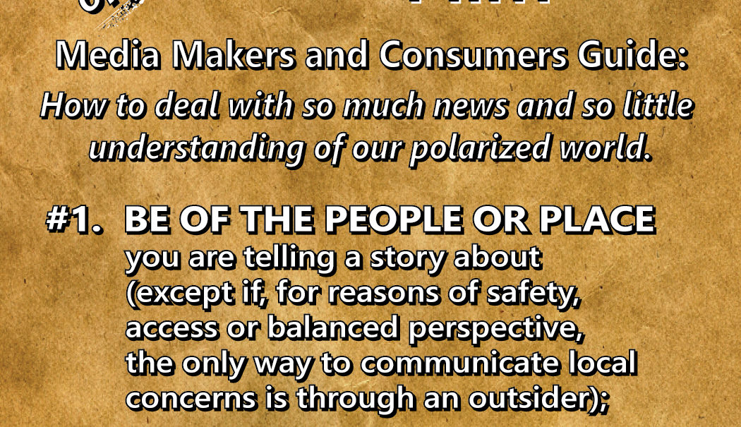 Manifesto for Mediamakers and Media Consumers