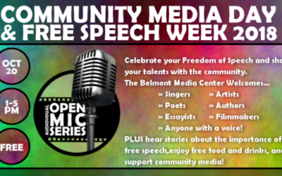 Community Media Day Open Mic on October 20